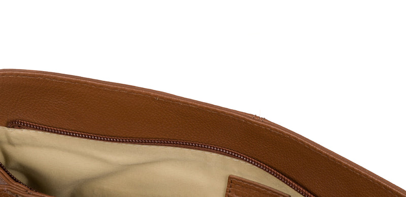 'Kiona' Tan Leather Handbag image 4