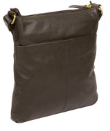 'Bronwyn' Olive Leather Cross Body Bag image 3
