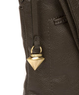 'Bronwyn' Olive Leather Cross Body Bag Pure Luxuries London