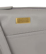 'Bronwyn' Silver Grey Leather Cross Body Bag image 5