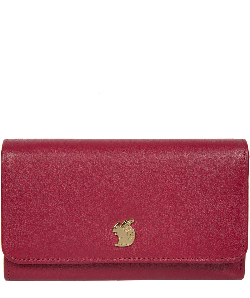 'Colleen' Orchid Leather RFID Purse