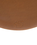 'Hoop' Dark Tan Small Leather Backpack image 6