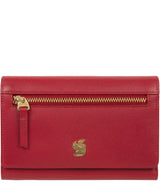 'Carey' Red Leather Purse Pure Luxuries London