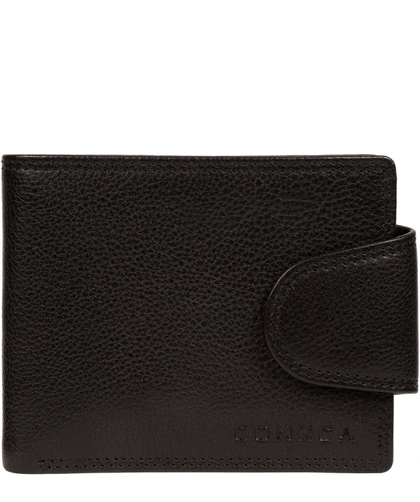 'Stewart' Black Leather Wallet image 1