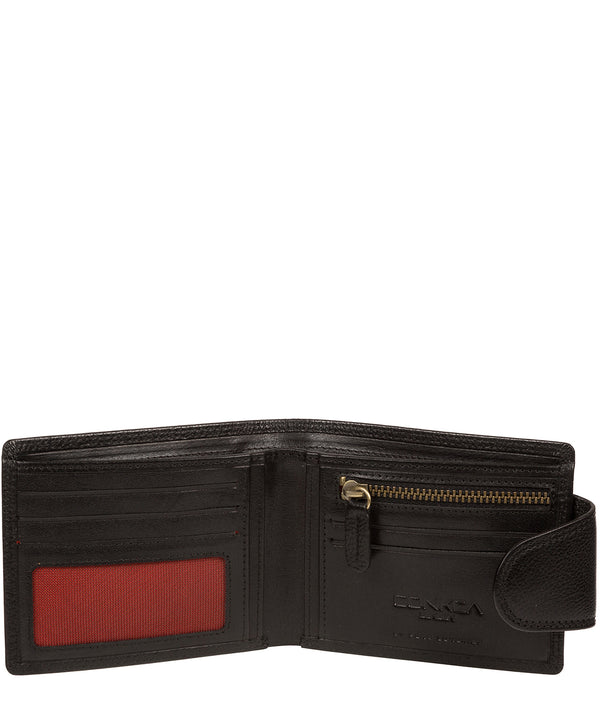'Stewart' Black Leather Wallet image 3