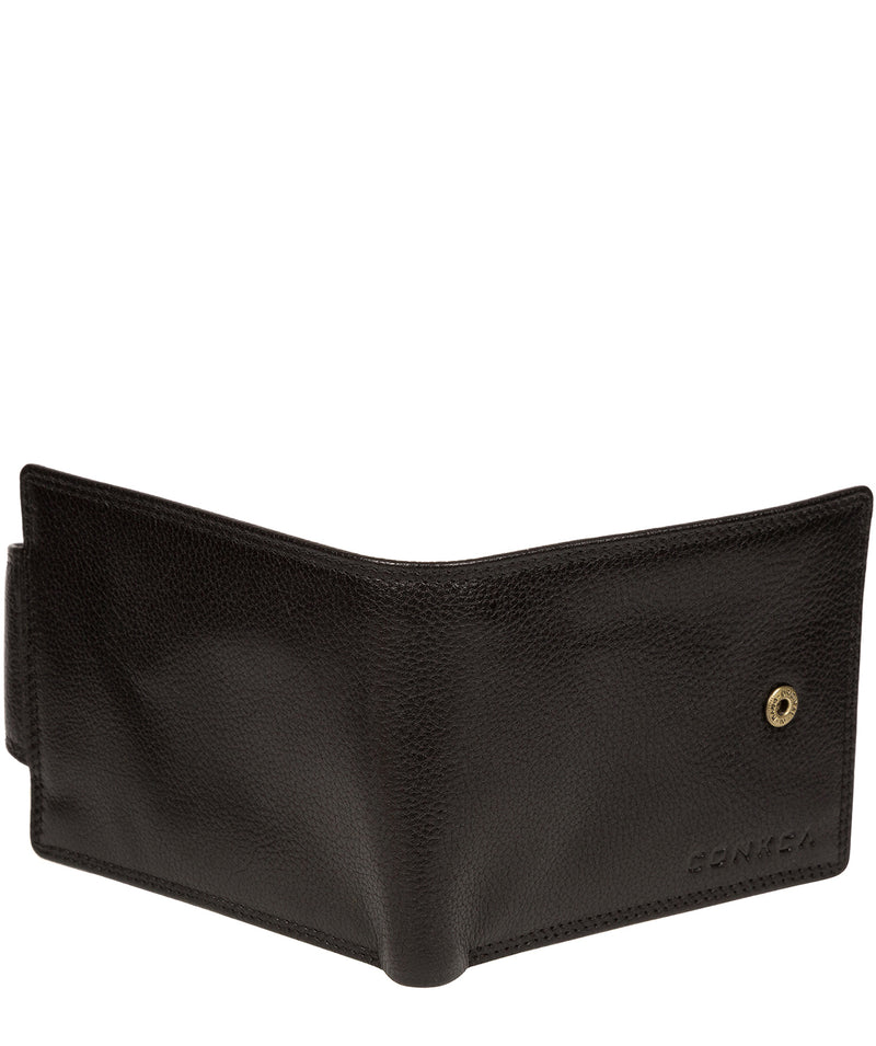 'Stewart' Black Leather Wallet image 5
