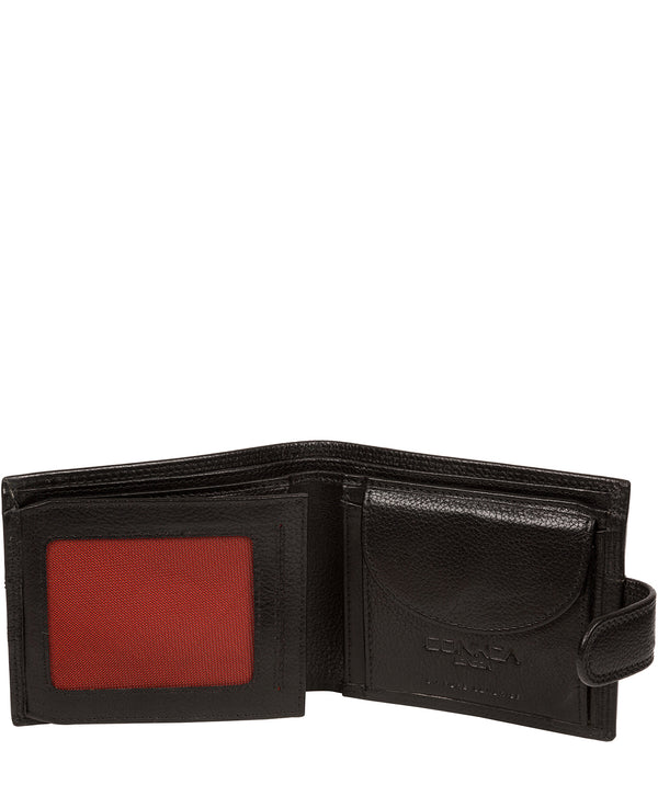 'Hardy' Black Leather Wallet Pure Luxuries London
