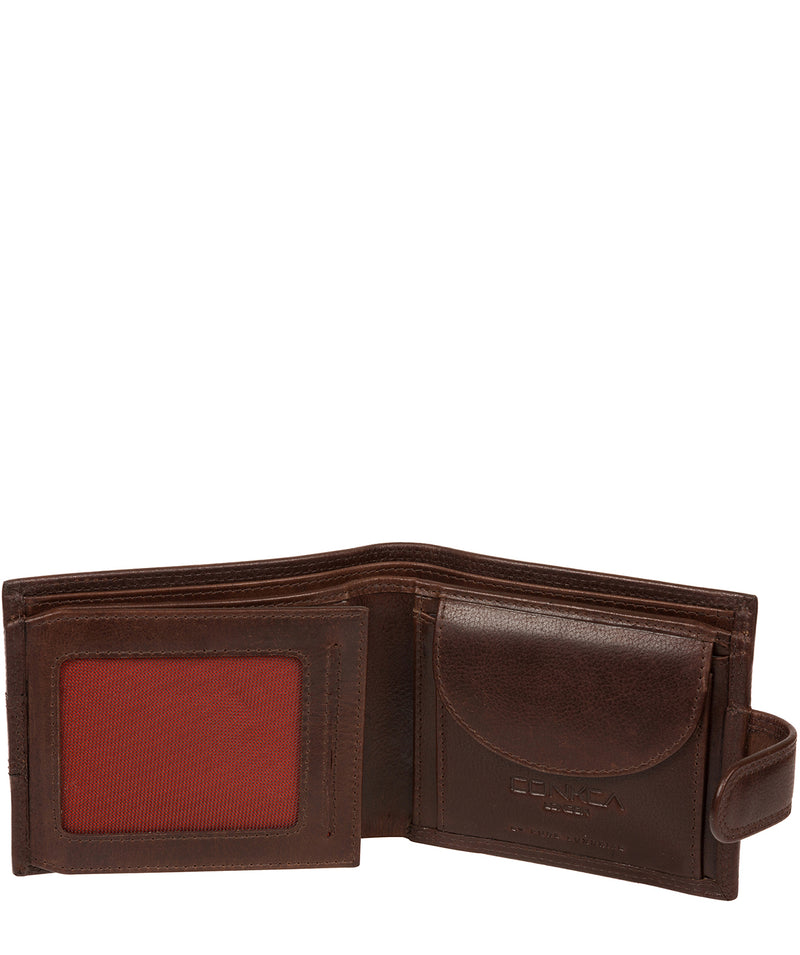 'Hardy' Brown Leather Wallet Pure Luxuries London