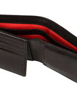 'Elba' Black Leather Wallet image 4