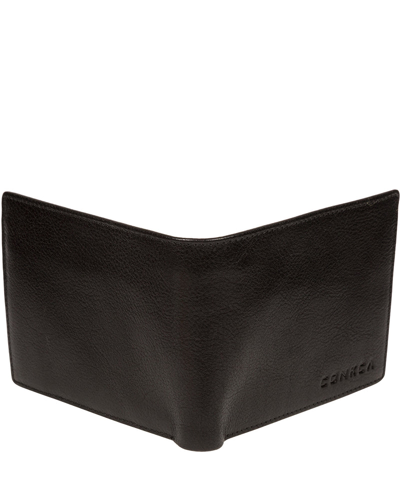 'Elba' Black Leather Wallet image 5