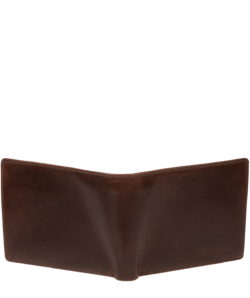 'Elba' Brown Leather Wallet image 6
