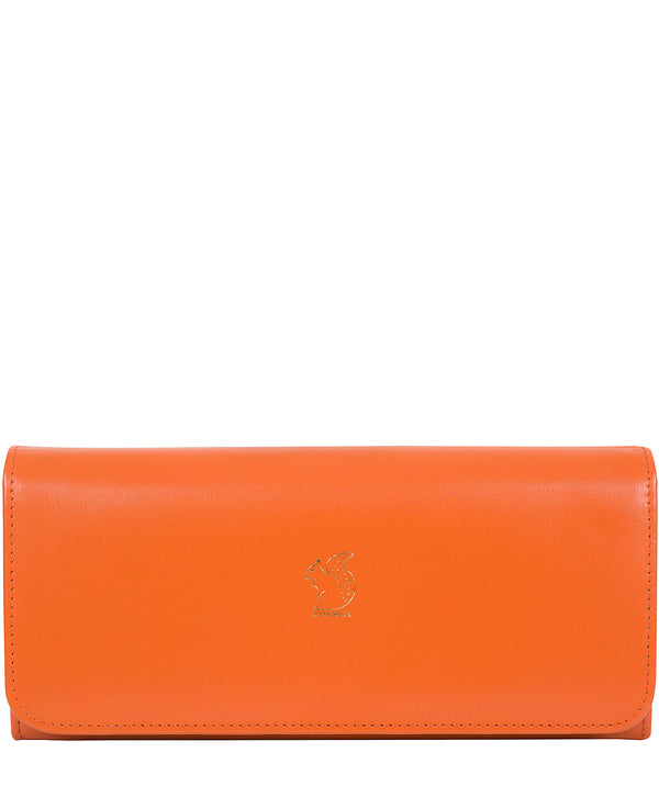'Jorja' Orange Leather Purse