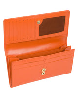 'Fenny' Orange Leather Purse