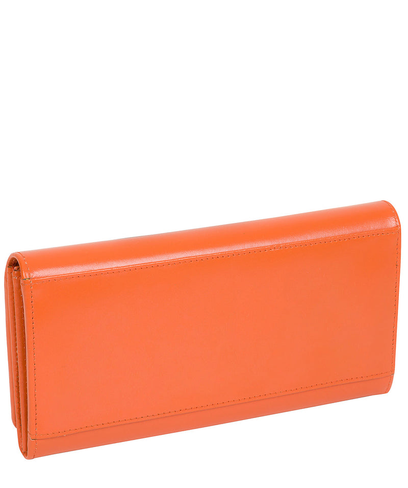 'Fenny' Orange Leather Purse