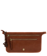 'Planar' Conker Brown Leather Bum Bag