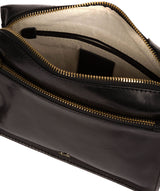 'Aurora' Black Leather Cross Body Bag