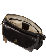 Conkca London Originals Collection #product-type#: 'Dainty' Black Leather Cross Body Bag