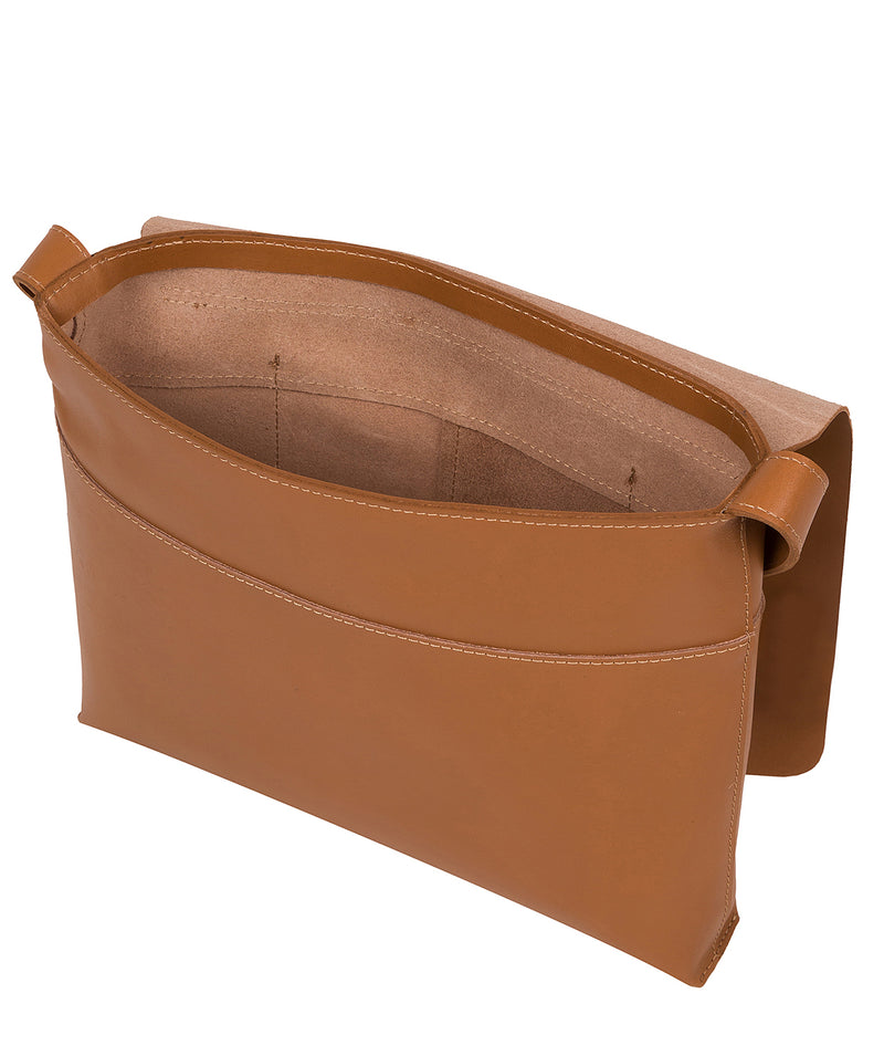Leather Envelope Clutch, Saddle Tan