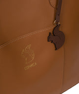 'Ginny' Saddle Tan Vegetable-Tanned Leather Tote Bag