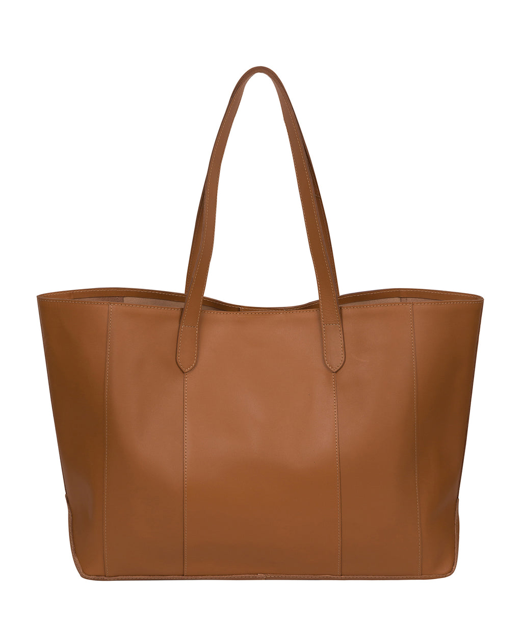 Tan Leather Tote Bag 'Ginny' by Conkca London – Pure Luxuries London