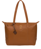 'Molly' Saddle Tan Vegetable-Tanned Leather Shoulder Bag