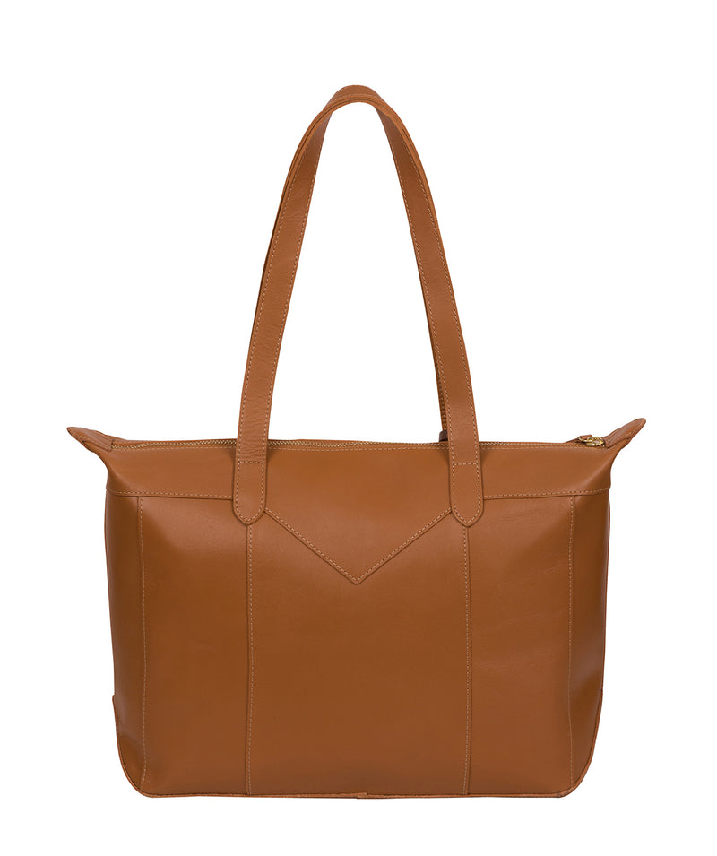 'Molly' Saddle Tan Vegetable-Tanned Leather Tote Bag