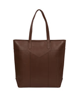 'Eliza' Ombré Chestnut Vegetable-Tanned Leather Extra-Large Shopper Bag