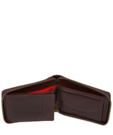 'Chief' Brown Leather Zip-Round Wallet