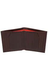 'Commandant' Brown Leather Bi-Fold Card Holder Wallet