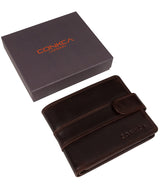 'Major' Brown Leather Tri-Fold Wallet