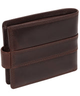 'Major' Brown Leather Tri-Fold Wallet