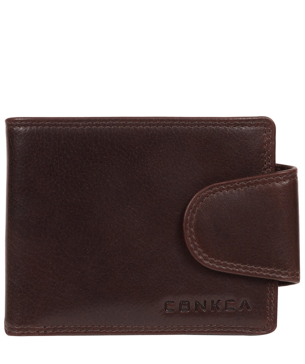'Captain' Brown Leather Bi-Fold Wallet