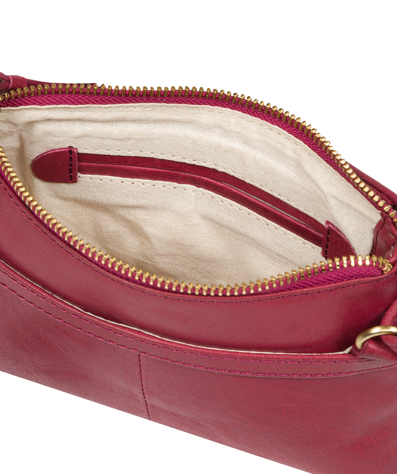 'Sweetie' Orchid Leather Cross Body Bag