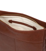 'Baby Bon' Conker Brown Leather Cross Body Bag