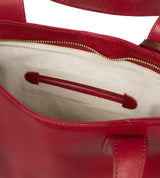 'Little Patience' Chilli Pepper Leather Tote Bag