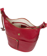 'Little Kristin' Chilli Pepper Leather Shoulder Bag