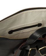 'Aok' Black Leather Backpack
