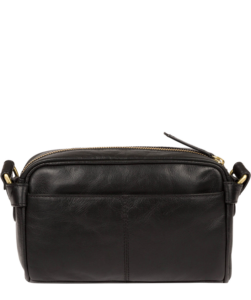 'Rivoli' Italian-Inspired Black Leather Cross Body Bag image 3