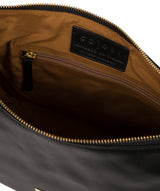 'Enna' Italian-Inspired Black Leather Bag image 5