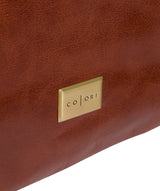 'Enna' Italian-Inspired Chestnut Leather Bag