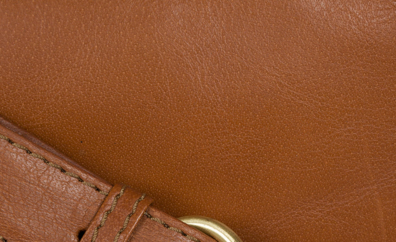 'Enna' Italian Inspired Tan Leather Bag image 5