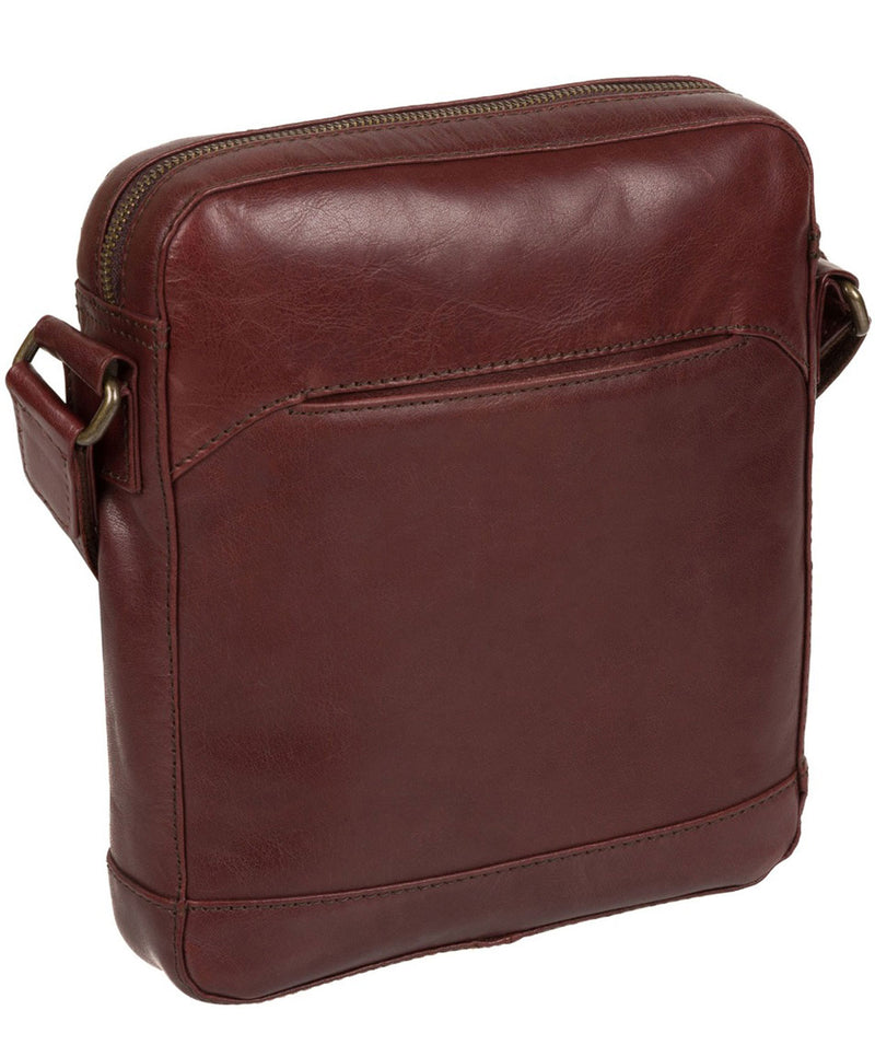 'Anzio' Italian-Inspired Brown Leather Despatch Bag