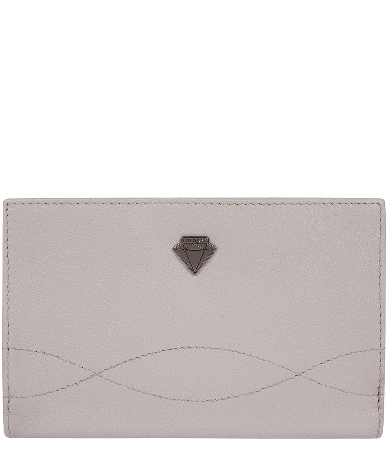 'Stow' Silver Grey Leather Purse image 1