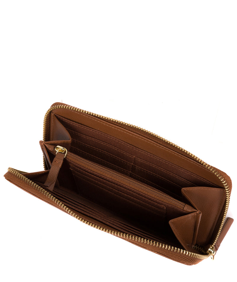 'Banbury' Tan Leather Zip-Round Purse image 4