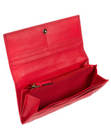 'Taylor' Red Leather RFID Purse
