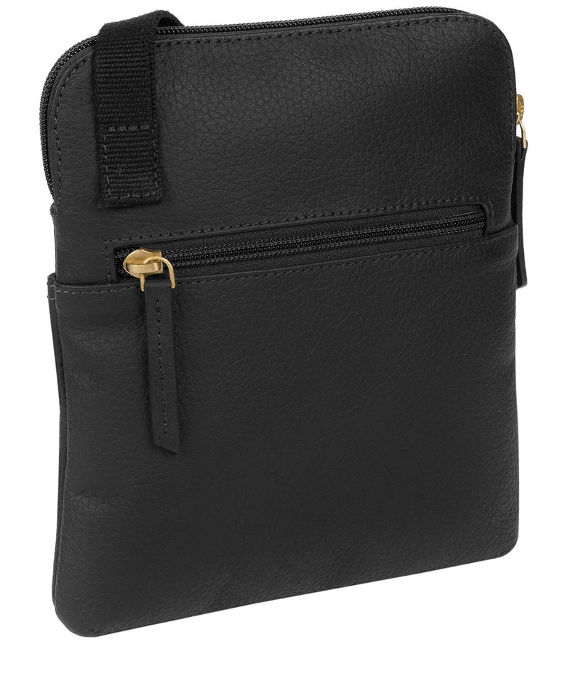 'Marqaux' Black Leather Small Cross Body Bag image 3