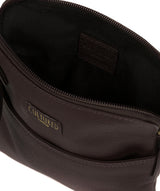 'Marqaux' Dark Chocolate Leather Small Cross Body Bag image 4