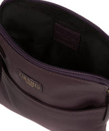 'Marqaux' Plum Leather Small Cross Body Bag image 4