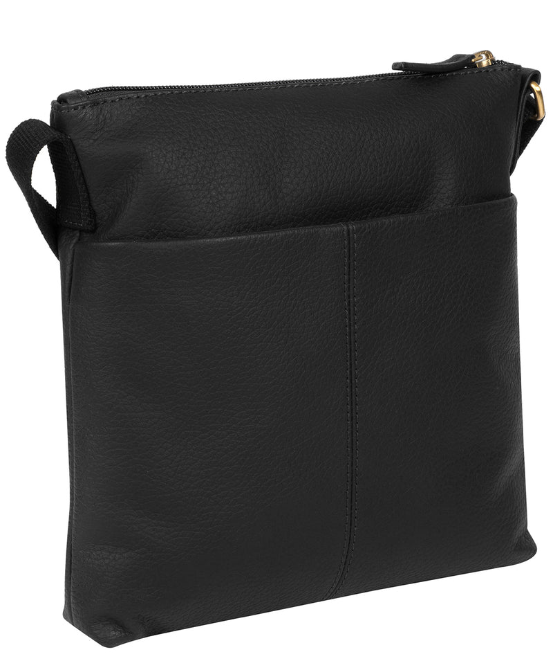 'Dalida' Black Leather Small Cross Body Bag image 3