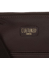 'Dalida' Dark Chocolate Leather Small Cross Body Bag image 5